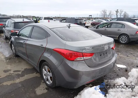 2013 Hyundai Elantra Gls из США, поврежденный, VIN 5NPDH4AE6DH421399